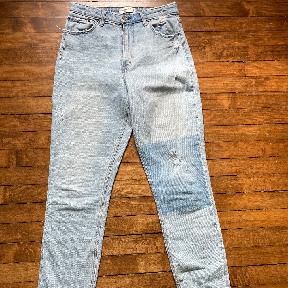 Abercrombie & Fitch Curve Love High Rise Mom Jean